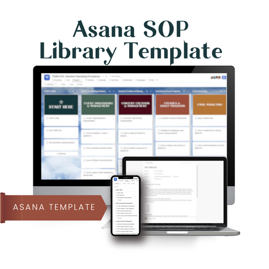 Asana SOP (Standard Operating Procedures) Library Template