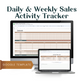 Google Sheets Sales Activity Tracker